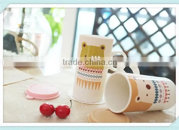 Ceramic Tall Mug With Animal Design and Cute Style Coffee Mug photo-4