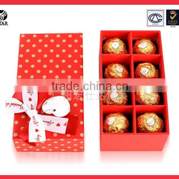 Hotsales Laminated High Quality Empty Chocolate Gift Box photo-4