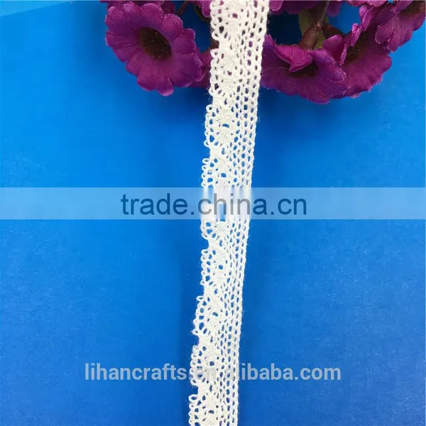 H0178I Elegant Lace Ribbon, 100% Cotton Lace ,Crocheted Lace photo-2