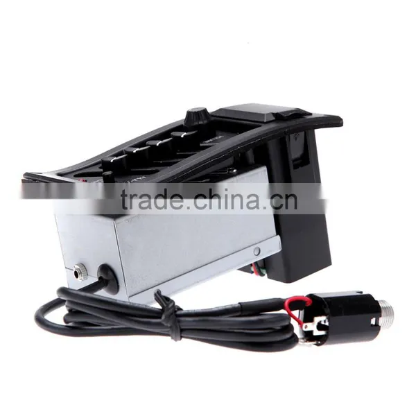 4-Band EQ Equalizer Piezo Pickup EQ-7545R Pre-Amp Acoustic Guitar Preamp Amplifier Tuner photo-2