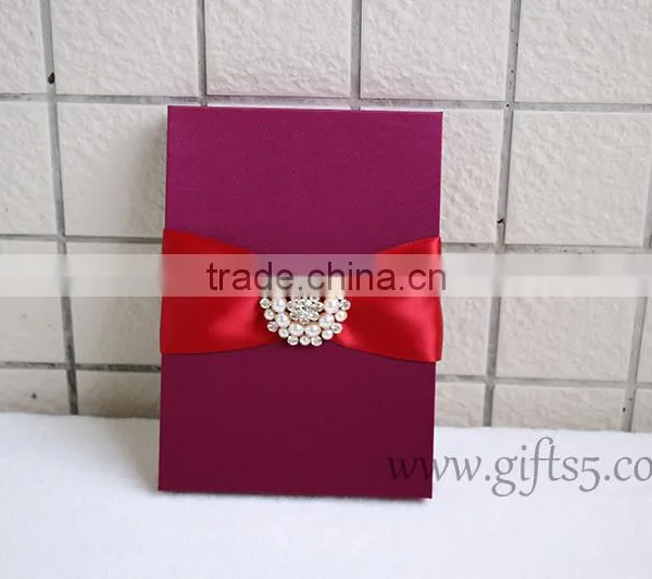 Gorgeous Burgundy Wedding Box for Invitations photo-5