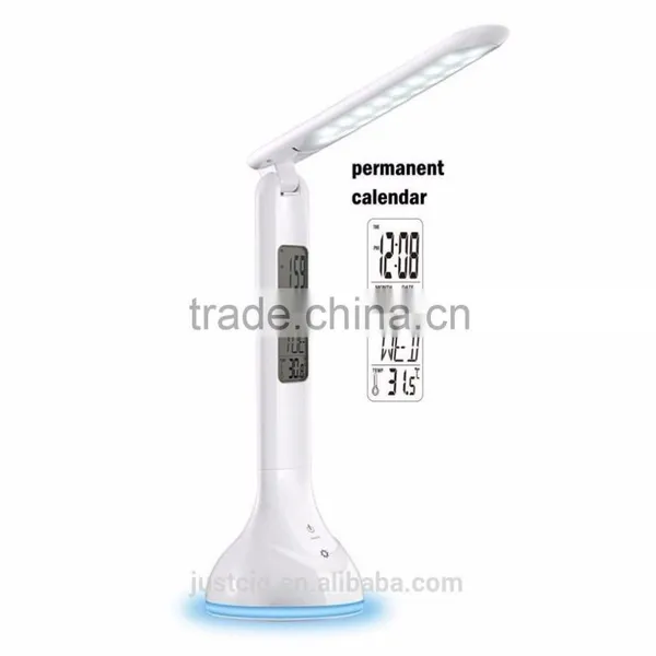 Table Lamp,Calendar Reading Lamp,Eye-caring LED Desk Lamp(3W, Dimmable, Touch Control,Rechargeable,Portable,) photo-4