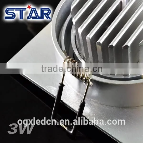 Universal 110v 3w Surface Mounted Round Non Waterproof Led Ceiling Grip Light Fixture photo-3