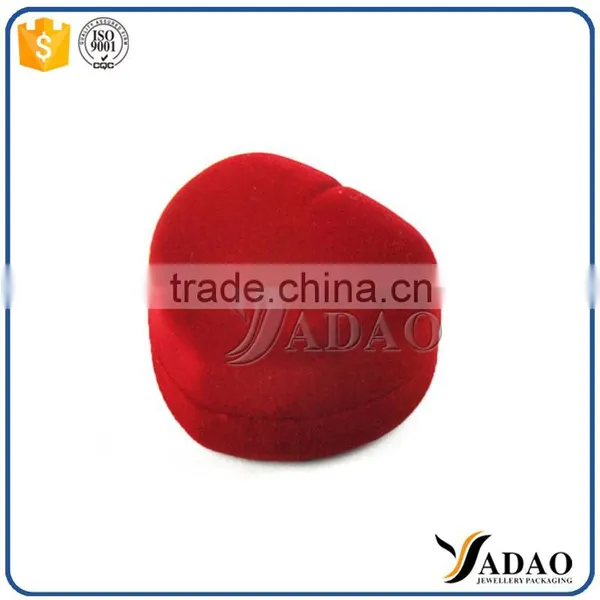 China Manufacturer Flocking Gift Velvet Jewelry Packing Boxes Sizes photo-4
