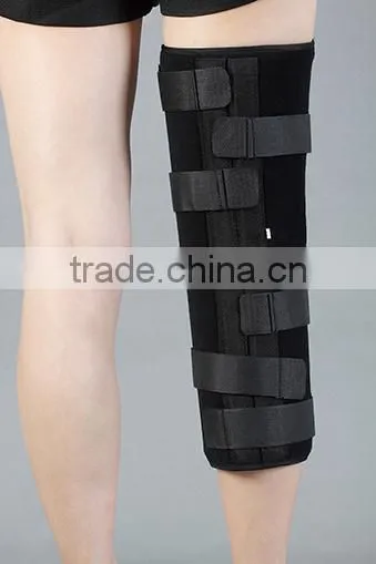 Black Knee Fixed Set / Soft Tissue Injures Protective Medical Knee Brace photo-3