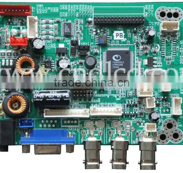 A8 BNC FHD AV Control Unniversal Main Board of 1920*1080 Lcd Led tf Tft Samsung Panel photo-3