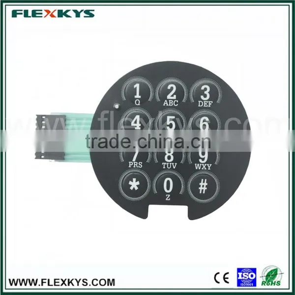 Multifunctional Embossing Key Poly Dome Tactile Feedback Membrane Switch photo-2