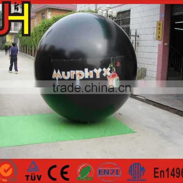 2m Black Inflatable Helium Balloon Price photo-2