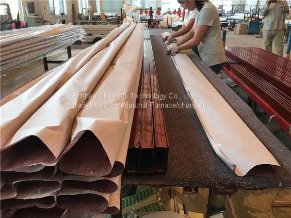 Wood Finish Machin for Aluminum Profiles and Sheet