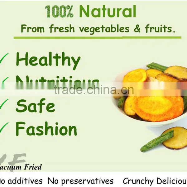 Vacuum Fried Fruit & Vegetable Snacks