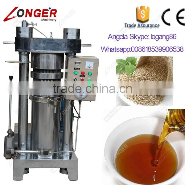 CE Approved Seed Oil Extraction Hydraulic Press Machine photo-3
