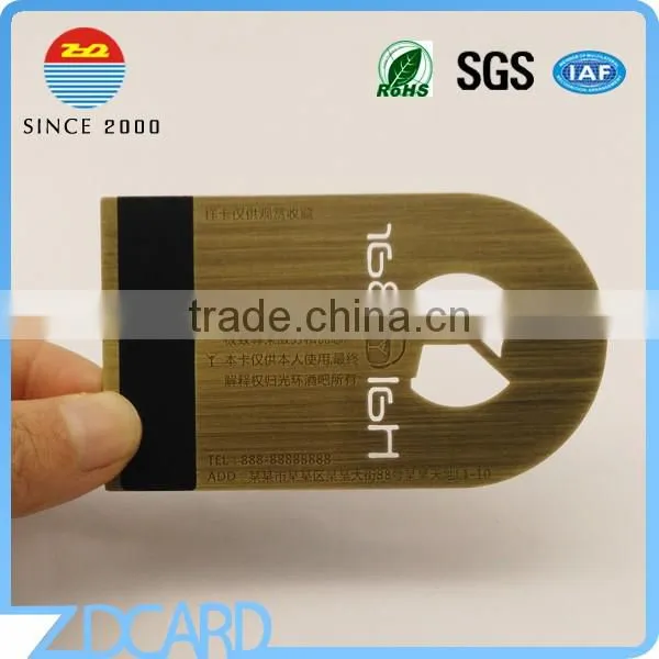 Quality Factory Customized Metal Hico Magnetic Stripe Business Card photo-4