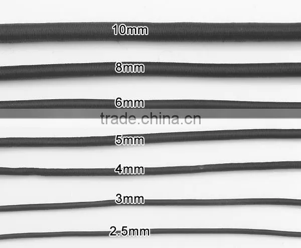 2.5~10mm Round Elastic Cord for Buttonhole and Bead String photo-5