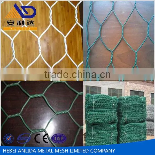 PVC Coated Hexagonal Gabion Box For Flood Control / Stone Cages / Slope Protection Wire Mesh photo-2