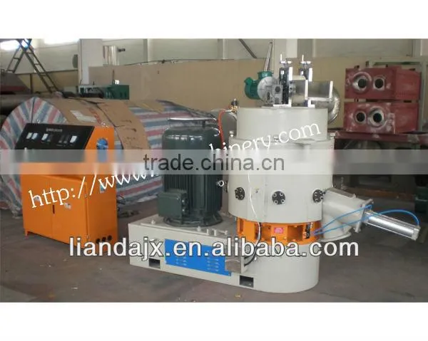 plastic film agglomerating/compacting machine