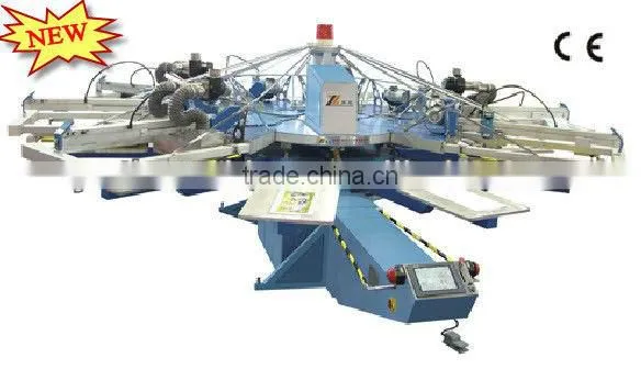 Automatic Multi Color UV Screen Printing Machine With CE Mark