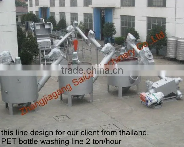 Waste PET Plastic Bottle/flakes Washing/recycling Line photo-6