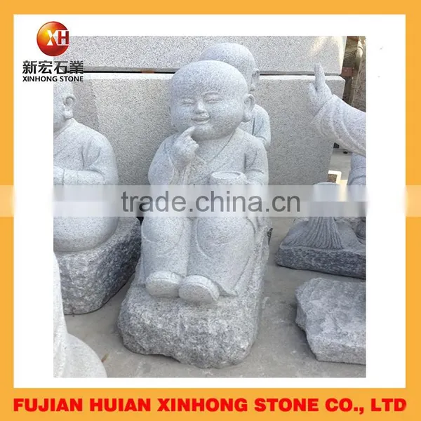 Lovely Stone Monk Buddha Statue With Package photo-6