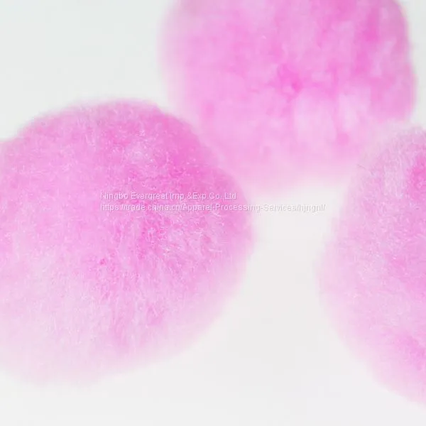 Jumbo Acrylic Pompom Ball Pink Assorted photo-2
