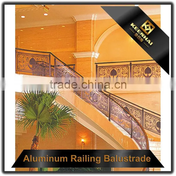 Interior Antique Bronze Aluminum Indoor Spiral Staircases photo-5