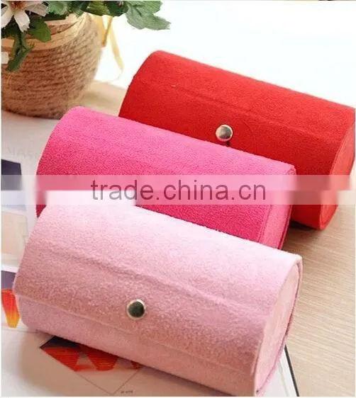 Hot Sale 3-layer Jewelry Box / Colorful Folding Jewelry Storage /High Quality Travel Jewelry Organizer photo-5