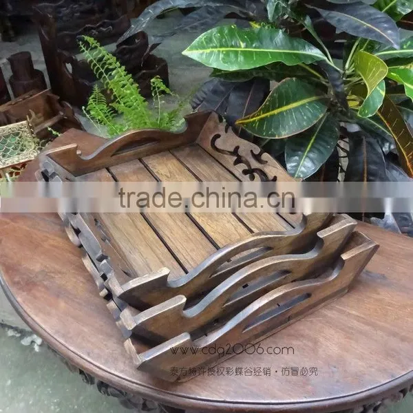 Kitchen Furniture Wood Tray Wooden Food Tray photo-4