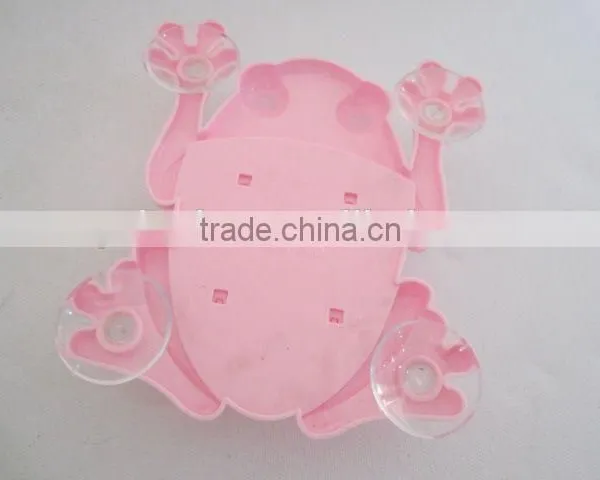 Frog Shaped Sucker Type Bathroom Storage Rack Plastic Toothbrush Holder photo-4