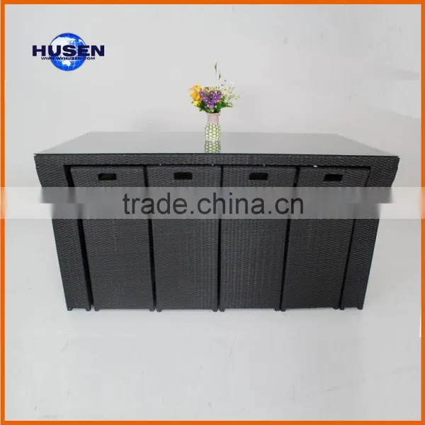 Outdoor Rattan Bar Chair Outdoor Rattan Bar Set photo-2