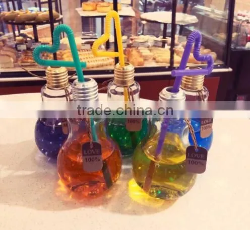 50ml 100ml Light Bulb Shaped Plastic Bottle Shaker photo-2