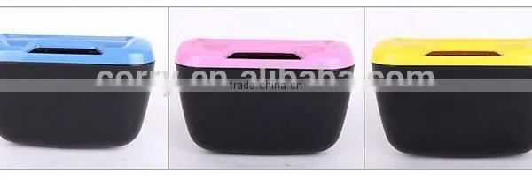 Plastic Automobile Car Door Hanging Trash Bin photo-3