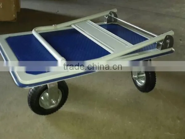 Platform Hand Truck PH300,with 8" Pnematic Rubber Wheel Caster photo-3