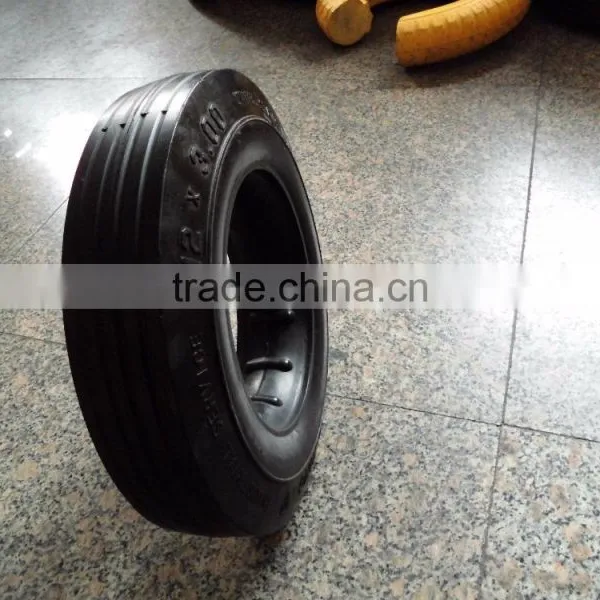 Rubber Wheel Tire 12X3.00 Solid Wheel photo-6