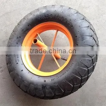 For Wheelbarrow Hot Sale 3.50-8 Pneumatic Rubber Wheel photo-3