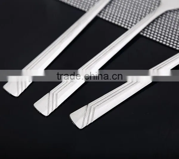 Natural Color Spoon and Fork Set With Stainless Steel Tableware Set photo-6