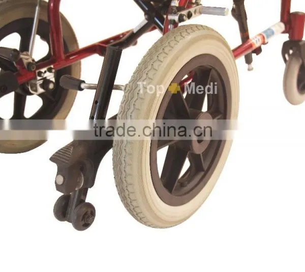Topmedi Adjustable Seat Angle TRW258LBYGP ALUMINUM FRAME Wheelchairs for Disabled Baby Wheelchairs for Cerebral Palsy Children photo-6