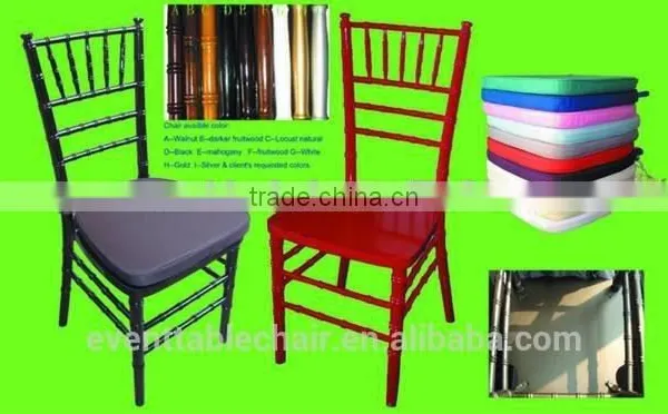 Qingdao Furniture Hotel Chair Wholesale Wood Chiavari Chair for Hot Sale photo-4