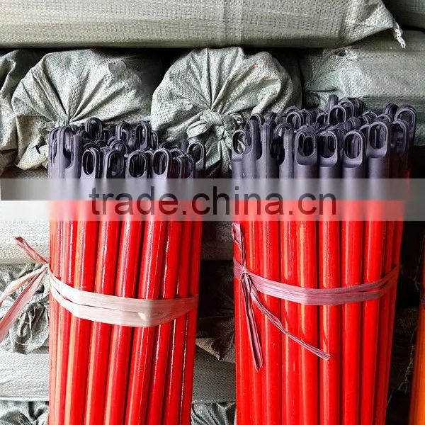 Brand New Pvc Covered Wood Grain Broom Handle With Low Price
