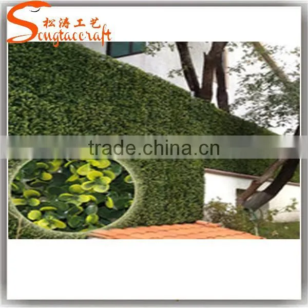 Artificial Plants 50*50cm Artificial Boxwood Hedges Plastic Outdoor Fence Garden Decoration Fence Screen Greenery Panel photo-4