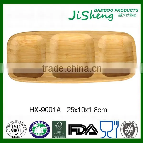 Hot Sales Bamboo Dinnerware Wood Dish Plate