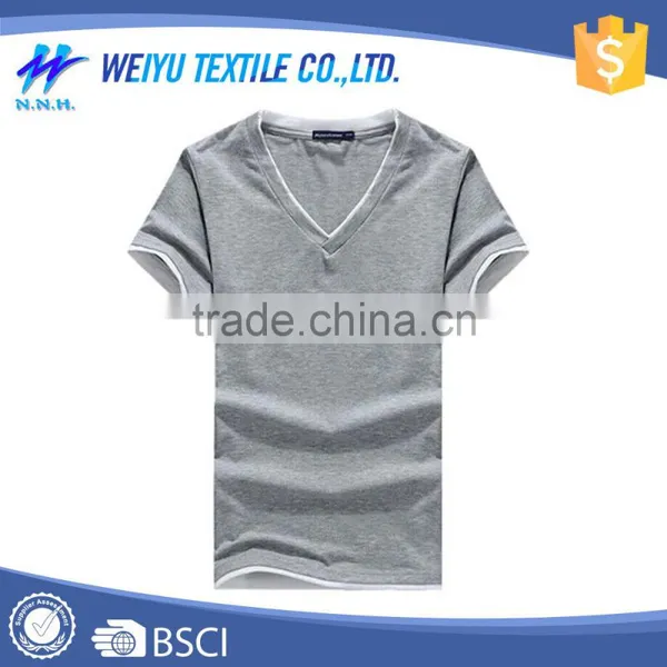 Wholesale Fashion Solid Color Cheap Custom T Shirt photo-4