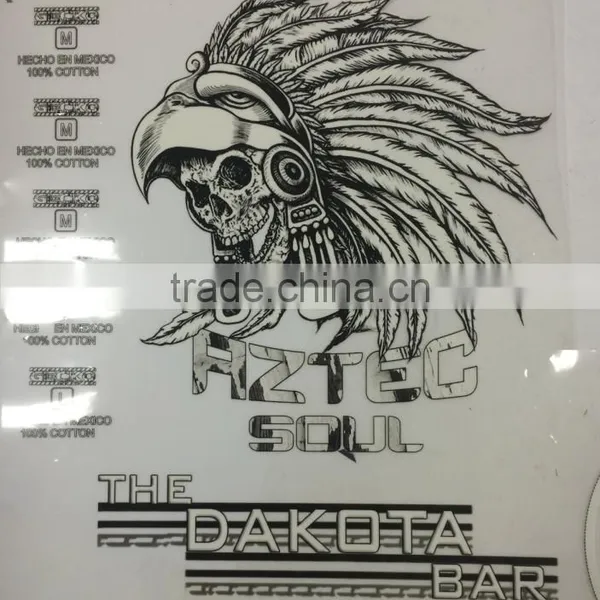 Directly Factory Custom Cold Peel Plastisol Heat Transfer Paper Label for Clothing photo-5