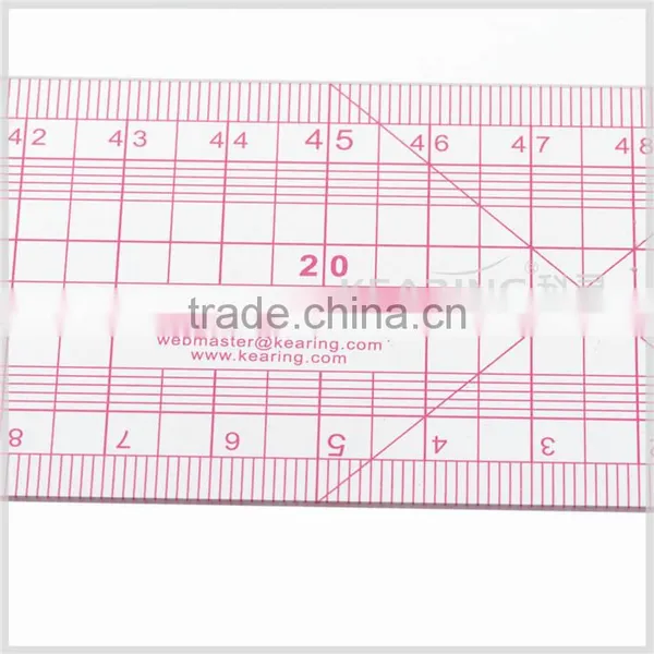 Kearing High Quality Garment Rulers 50 cm for Pattern Making Flexible Plastic Fashion Design Ruler # 8001 photo-5