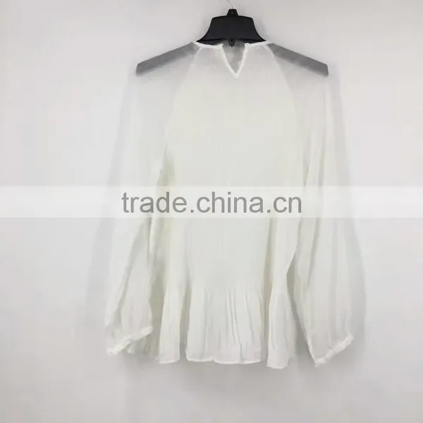 Women Orignal Chiffon Lace Blouse Brand Stock Clothes photo-5