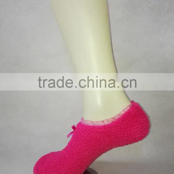Super Soft Cozy Footsie Slipper Socks With Grippers - One Size Fits Most photo-3