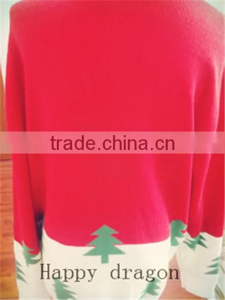 100 Acrylic Knitted Fabric Christmas Gift Cloth photo-3