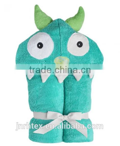 Custom Animal Design Baby Hooded Towel Poncho photo-2