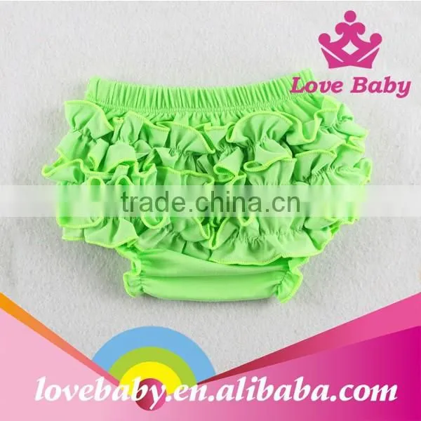 New Arrival Fashional White Baby Underwear Lovely Girl Ruffle Bloomer photo-3