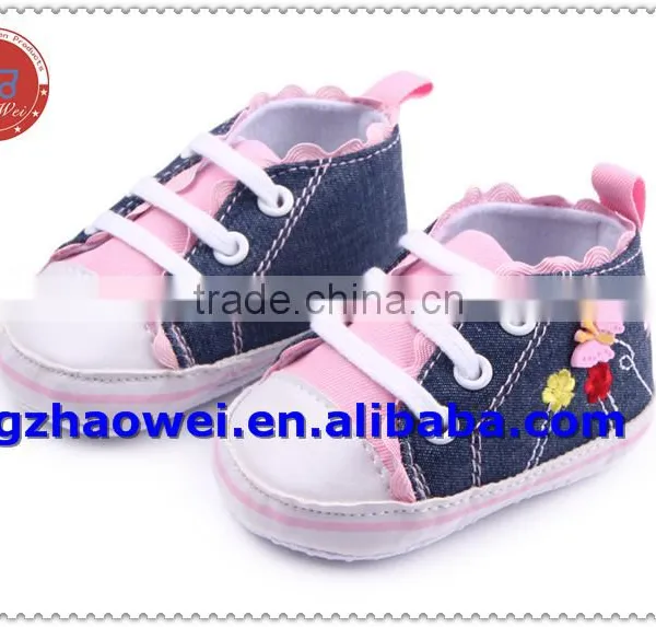 Colorful Flower Embroidered Mori Baby Girl's Prewalker photo-2