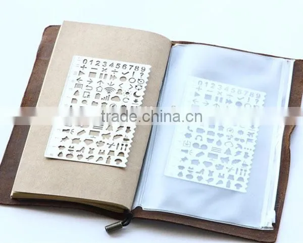 Hot Sales DIY Stainless Steel Drawing Templates/ Bookmark for Planner,Scrapbook, Handbook photo-5