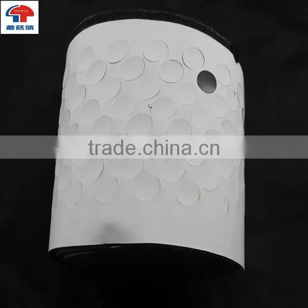 White Hook and Loop Sticky Back Adhesive Square photo-5